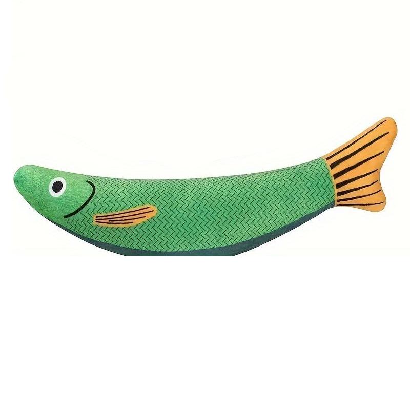 Crinkle Mackerel Cat Toy with Catnip - Soft & Durable Fish Playmate