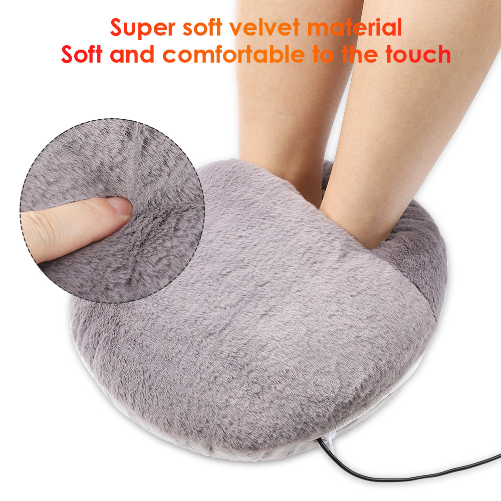 Soft Velvet Foot Warmer Heater