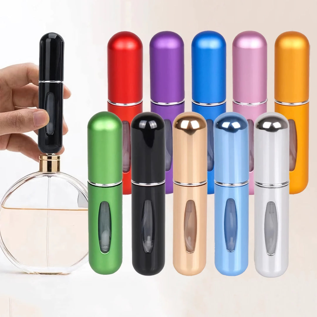 Portable 5ml Perfume Atomizer - Refillable Travel Spray Bottle