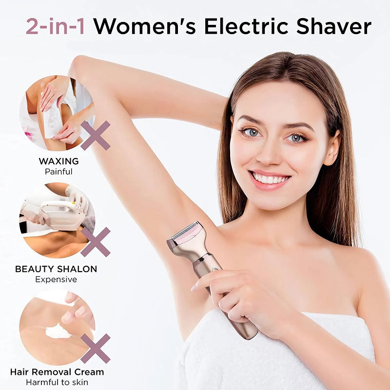 Professional 2-in-1 Electric Epilator for Women