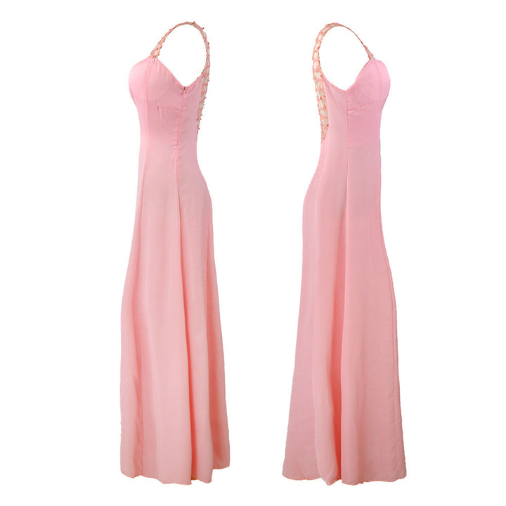 New Deep V-neck Evening Long Dress Women