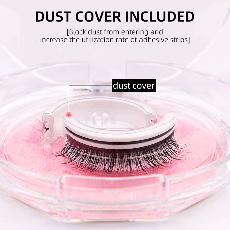 Reusable Self-Adhesive Faux Mink Eyelashes