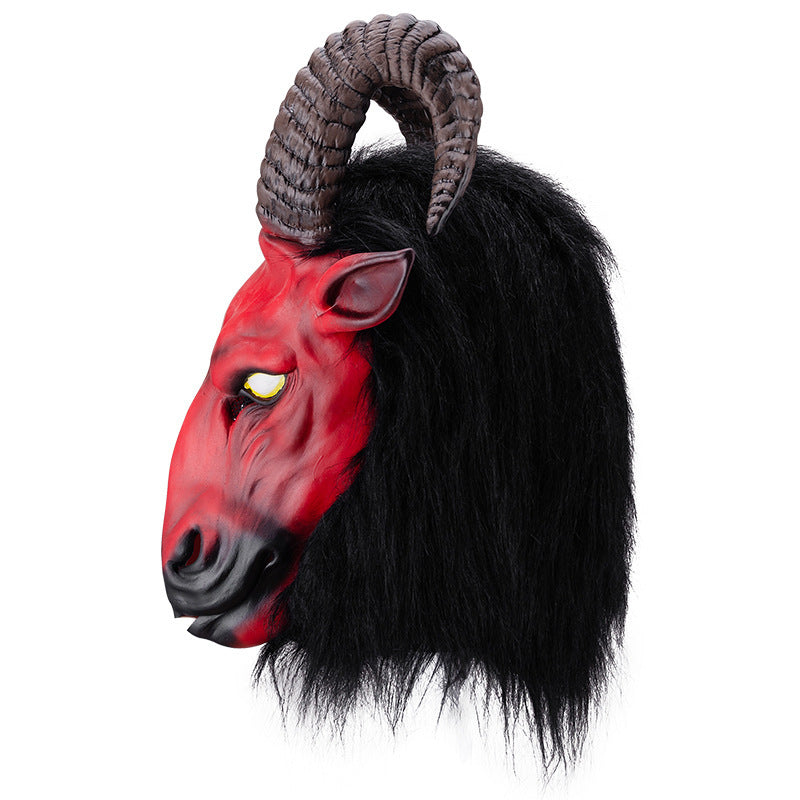 Role Playing Latex Headgear Realistic Antelope Mask