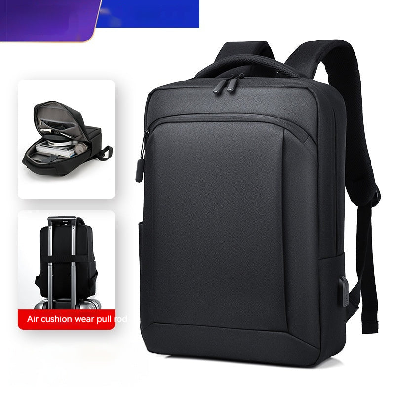 Cross-border In Stock Wholesale Men's Fashion Backpack Casual Travel Backpack Commuter Large Capacity Bag