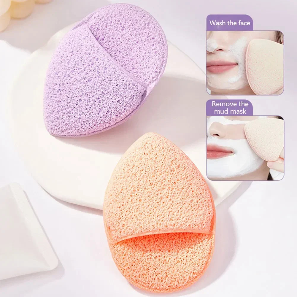 Natural Exfoliating Face Wash Cleansing Puff – Deep Clean Facial Sponge for Blackhead Removal