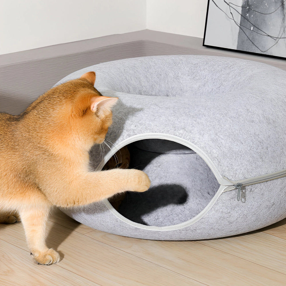 Donut Cat Bed & Tunnel