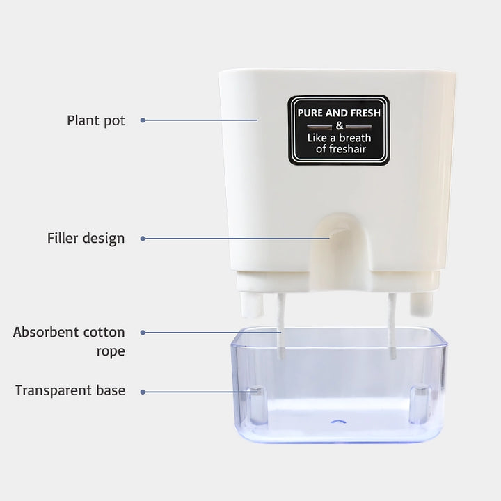 Reusable Self-Watering Flowerpot