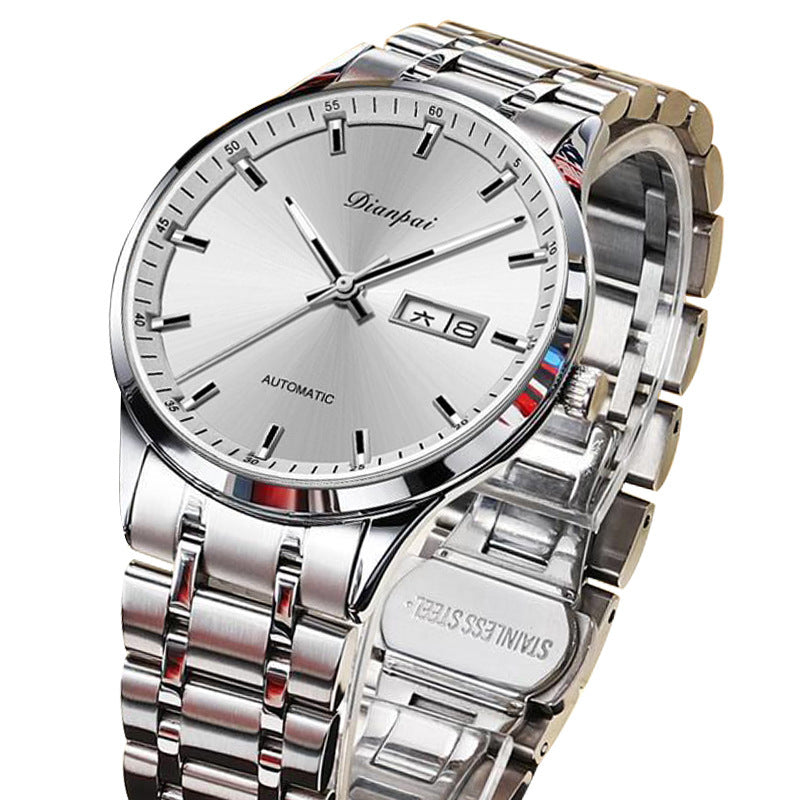 Men's Automatic Steel Belt Waterproof Luminous Mechanical Watch