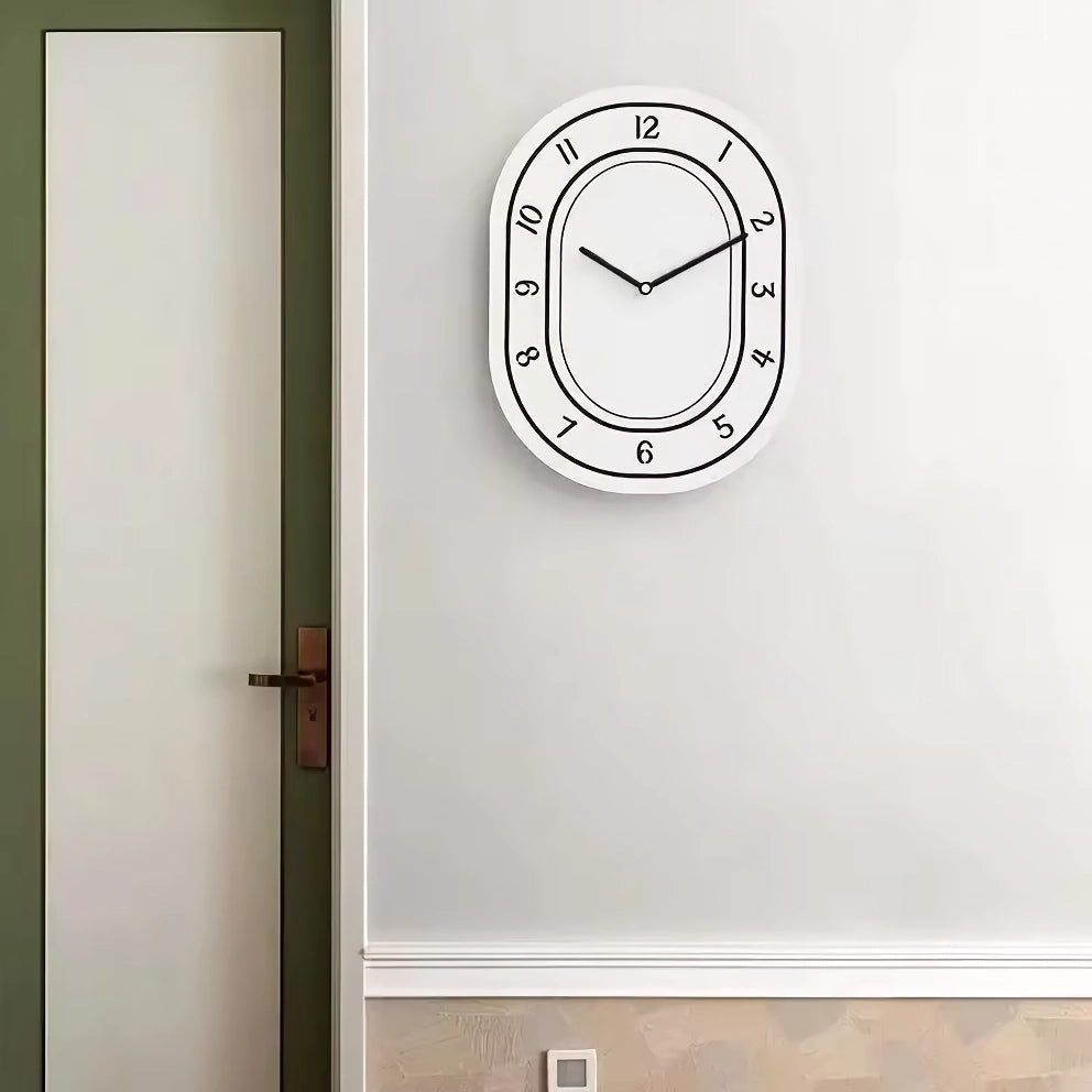 Creative Minimalist White Wall Clock