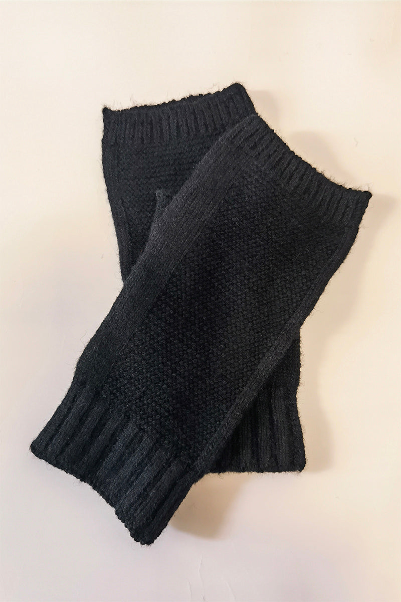 Wool Cashmere Half Finger Gloves For Men And Women