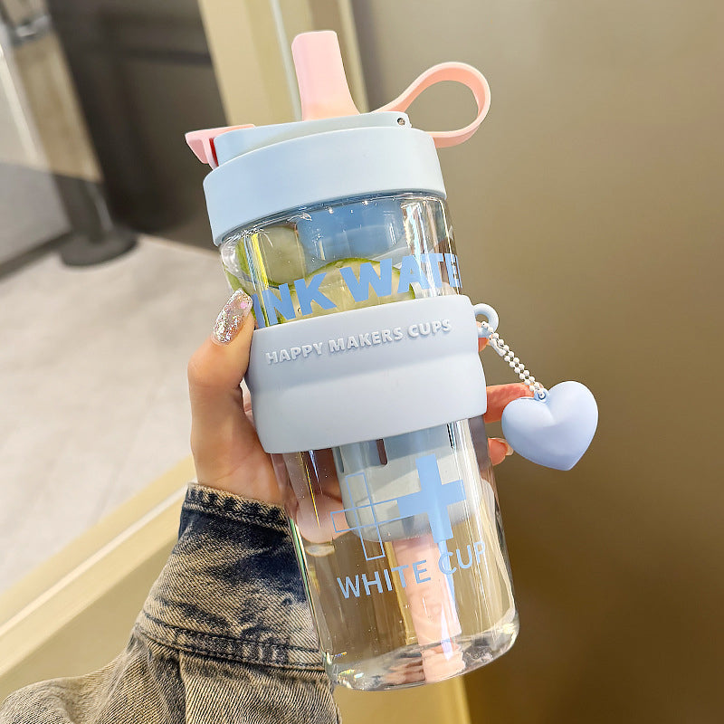 27oz Water Bottle with Straw Filter Cover