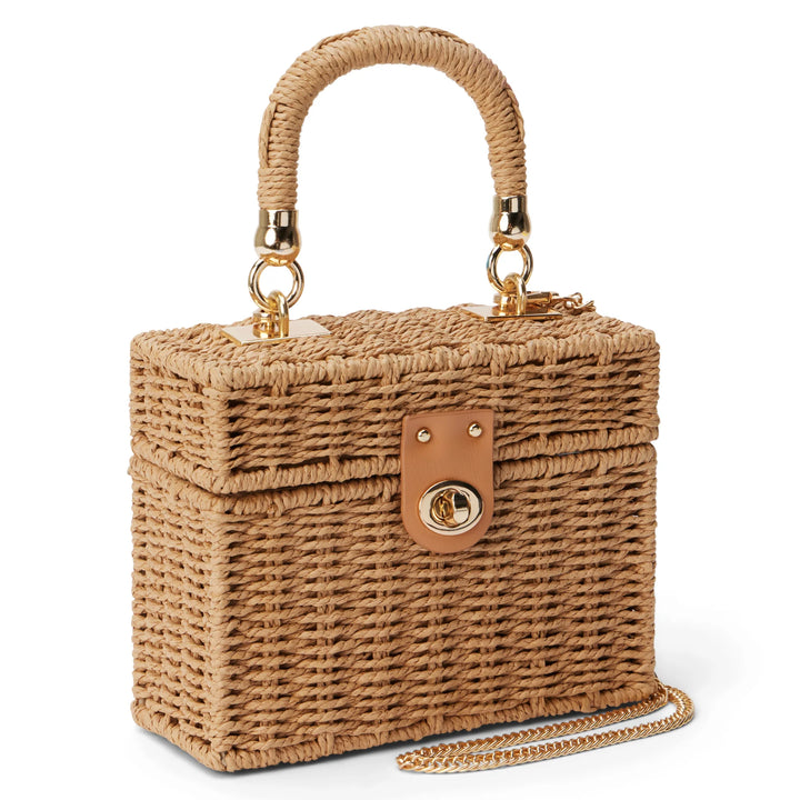 Box Straw Beach Bag