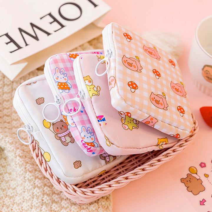 Kawaii Bear-Themed Multi-Use Organizer for Cosmetics and Sanitary Products