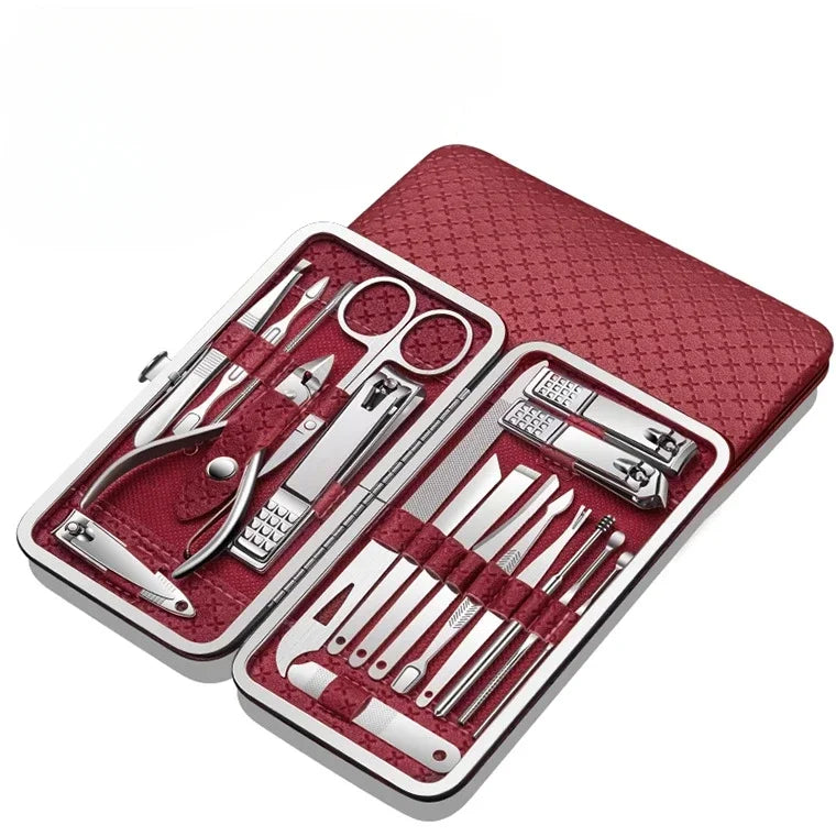 19-Piece Professional Nail Clipper and Grooming Set