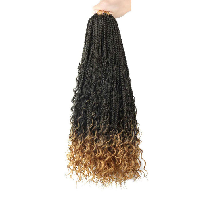 Chemical Fiber Hair Three-strand African Braid Crochet Hair