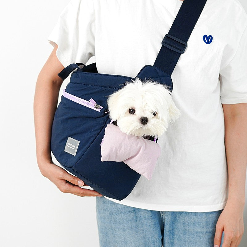 Stylish Pet Carrier Shoulder Bag for Small to Medium Dogs