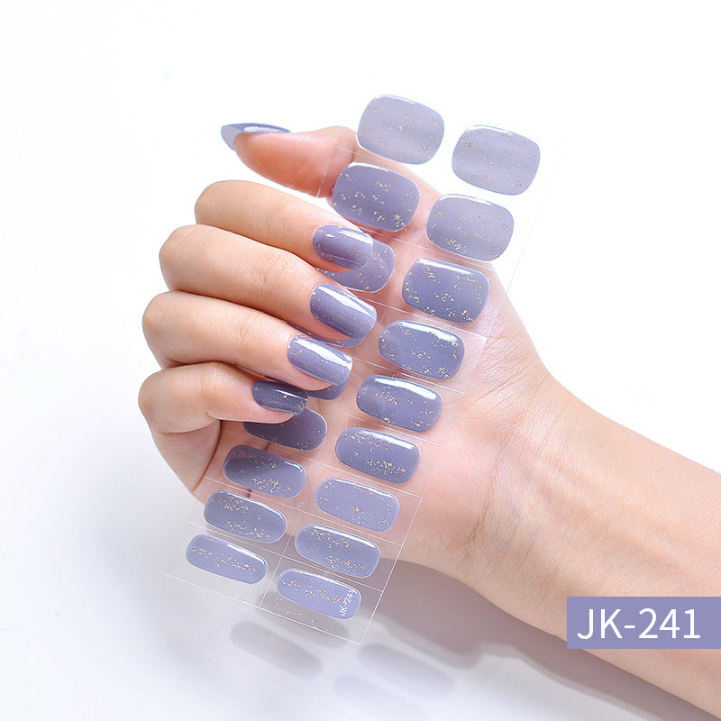 Ice Transparent Cat Eye Aurora Wear Nail Tip Nail Stickers