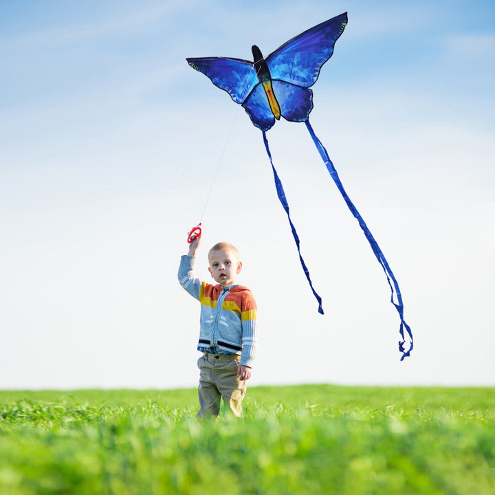 Beautiful Red Crystal Butterfly Kite with 100m String