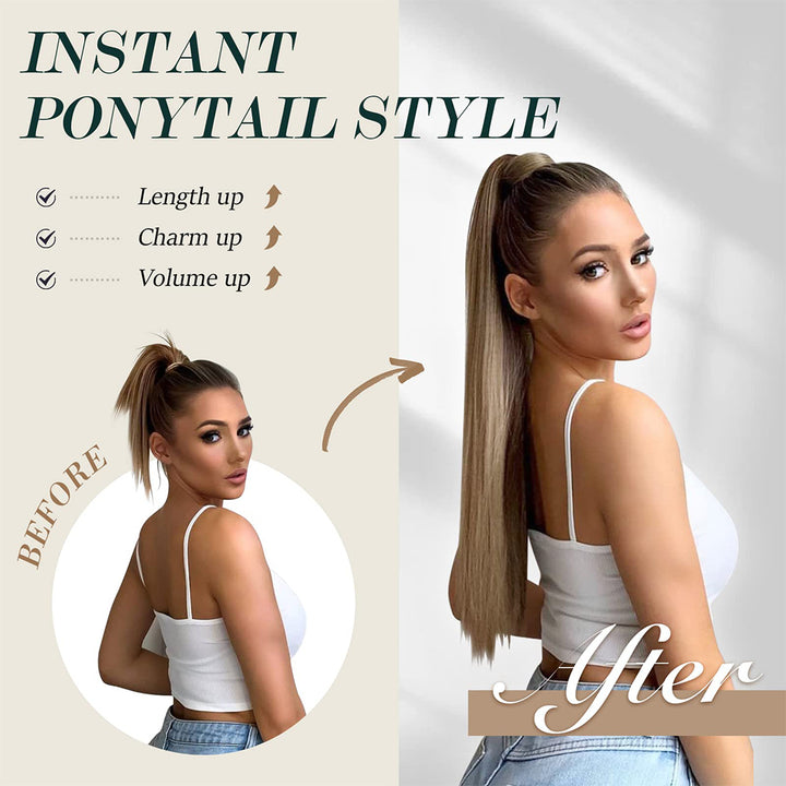 Long Straight Ponytail Hair Extensions