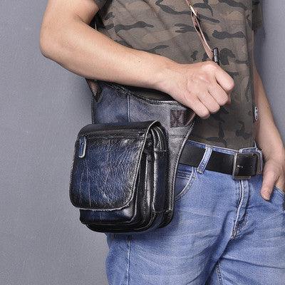 Casual Retro Men's Cowhide Messenger Bag - Trendha