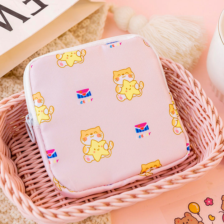 Kawaii Bear-Themed Multi-Use Organizer for Cosmetics and Sanitary Products