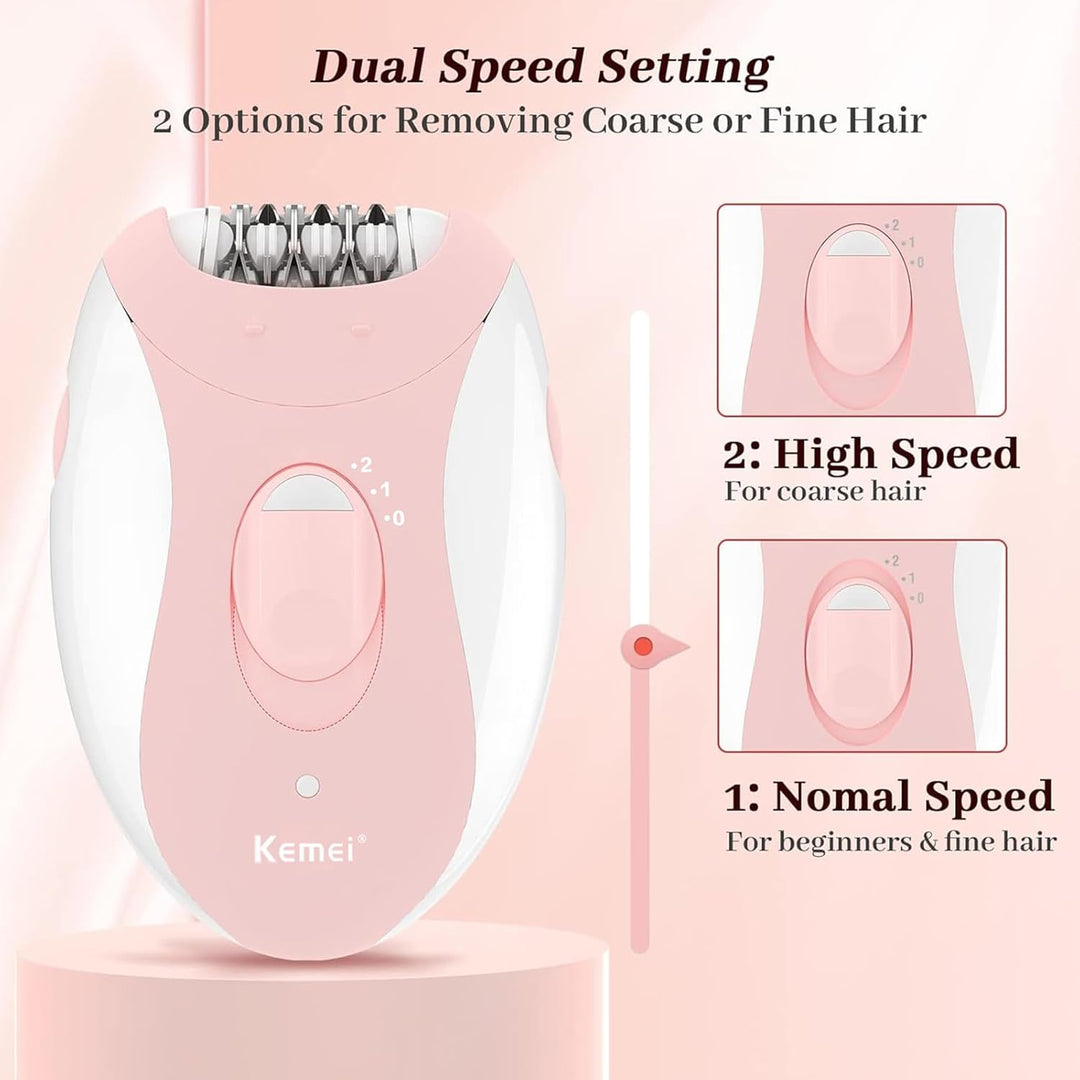 Rechargeable Women Epilator and Facial Hair Remover