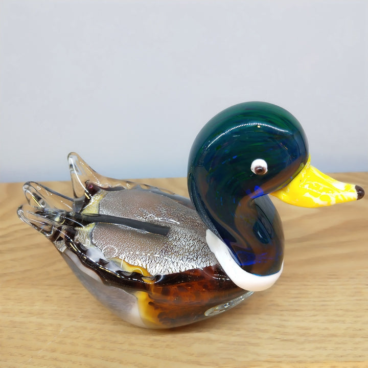 Creative Mandarin Duck Ancient Method Glass Decoration