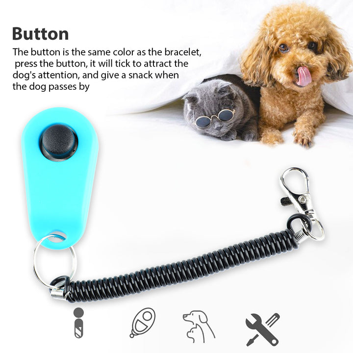 Adjustable Dog Training Clicker with Wrist Strap