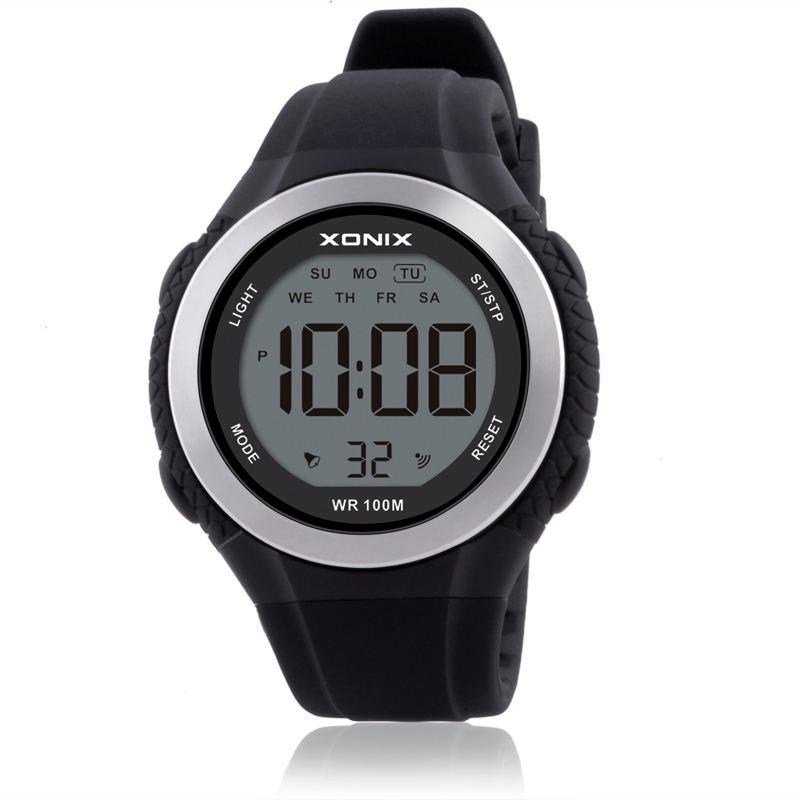 Men's 100m Waterproof Outdoor Sports Digital Watch