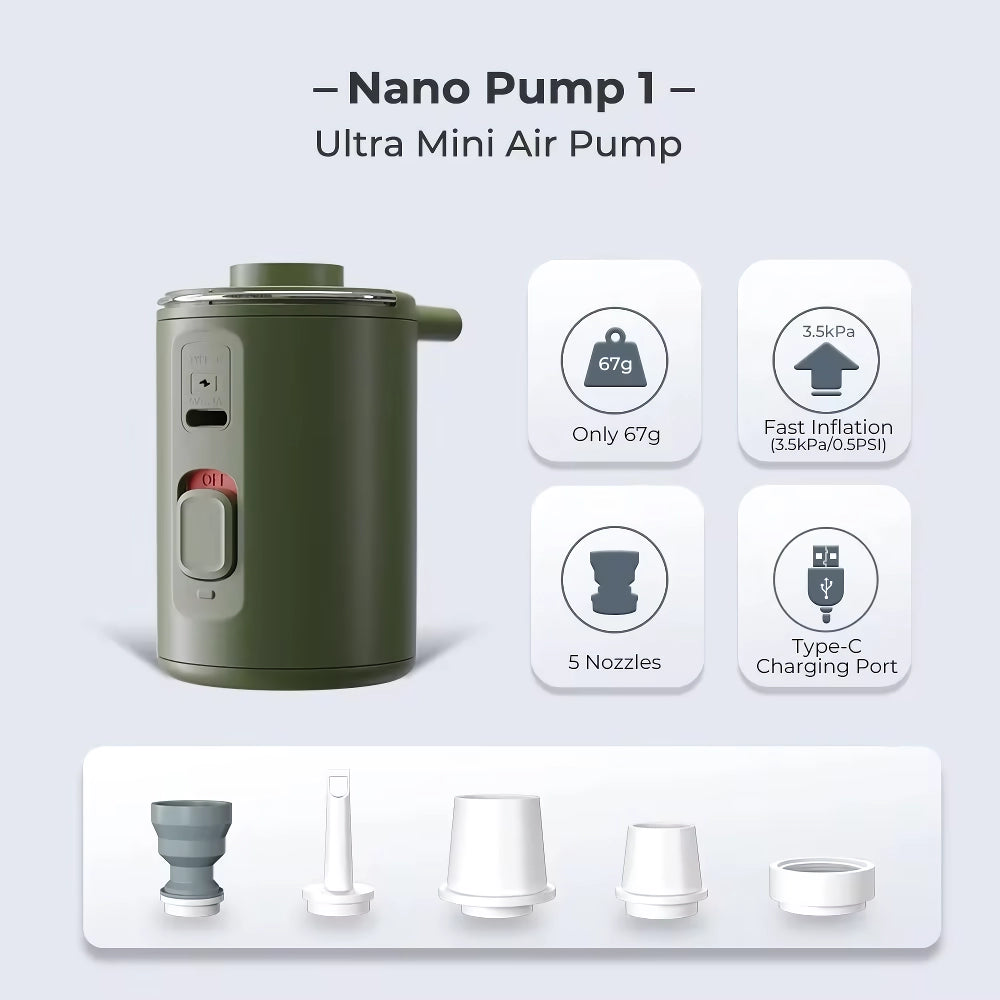 Portable Rechargeable Nano Air Pump