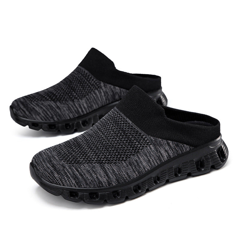 Flyknit Slip-on Loafers Sock Mesh Breathable Trendy Sports Casual Shoes