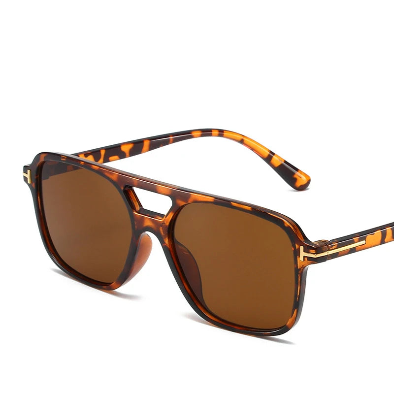 Fashion Square Rivet Sunglasses