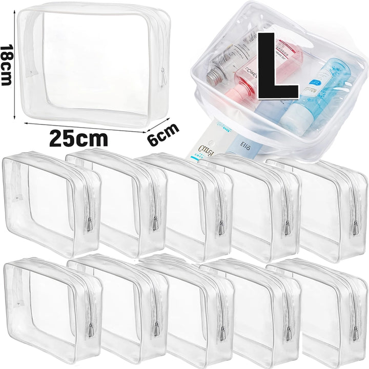 Transparent PVC Travel Organizer Clear Makeup Bag