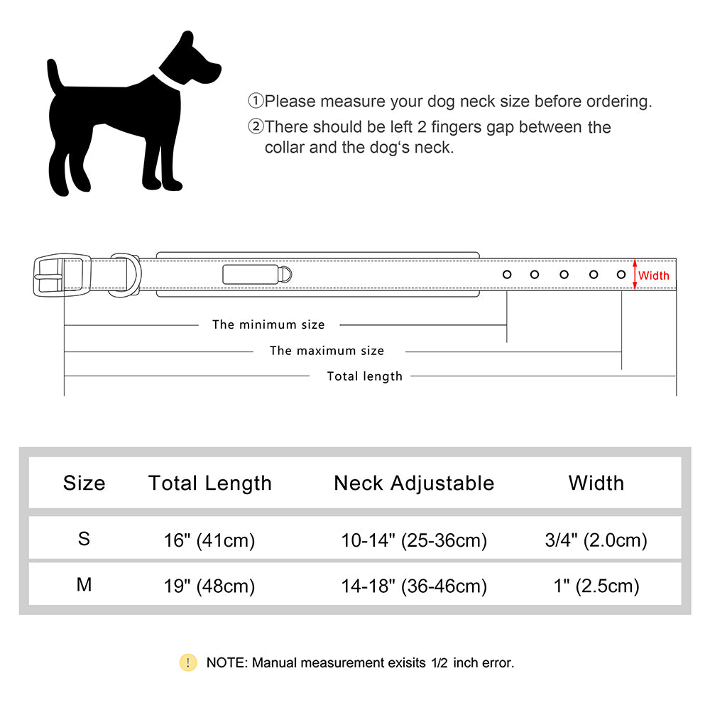 Nylon Soft Padded Adjustable Dog Collar for Small and Medium Dogs