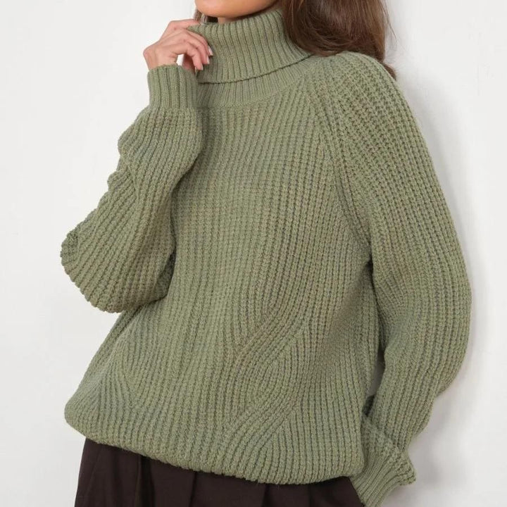 Warm and Cozy Turtleneck Sweater for Women