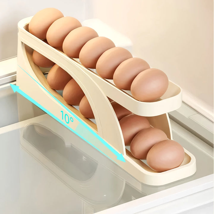 Automatic Scrolling Egg Rack Holder