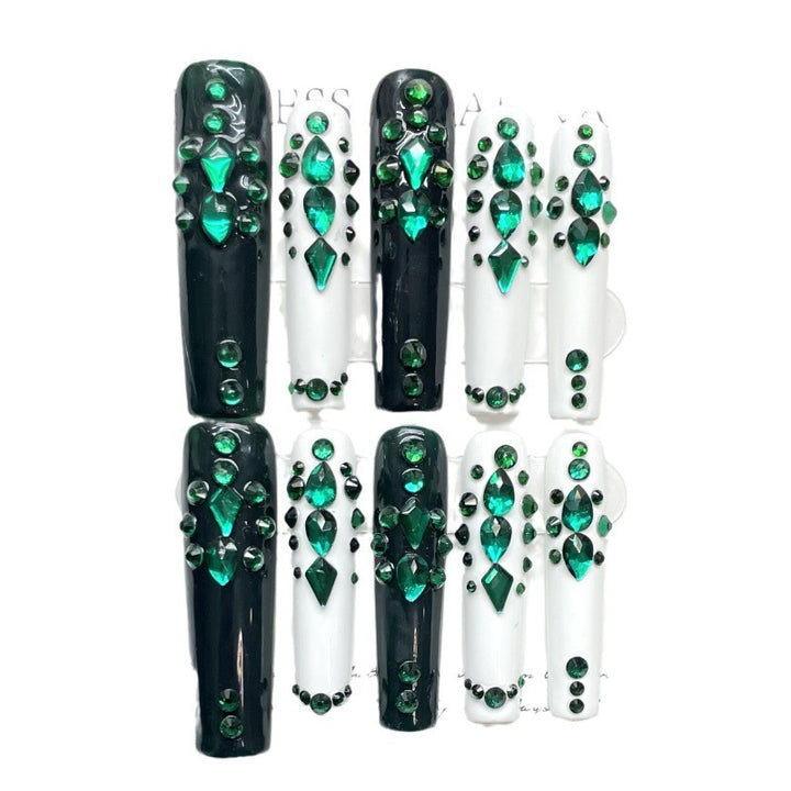 Handmade Wear Armor Emerald Long Diamond