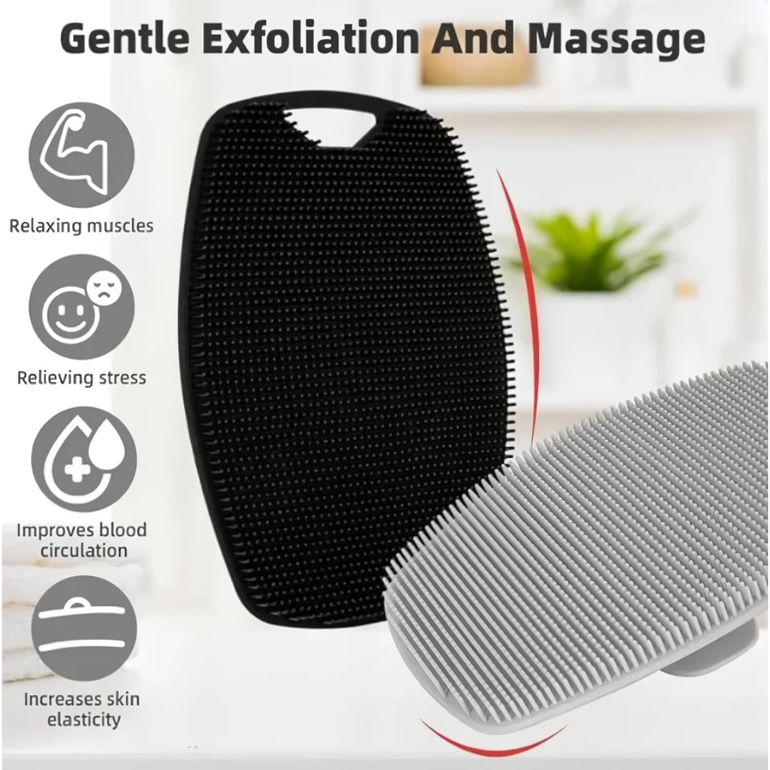 Premium Silicone Exfoliating Body Scrubber and Massager