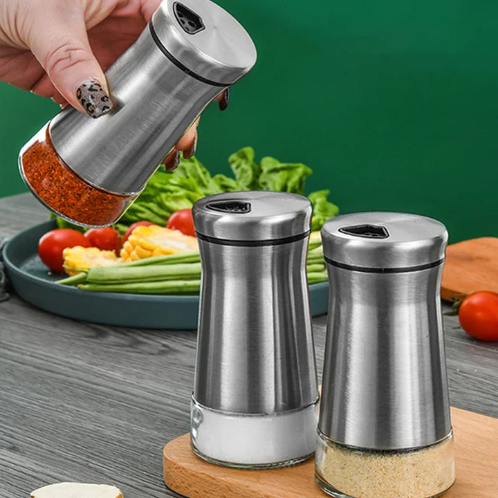 Stainless Steel Pepper and Salt Shaker