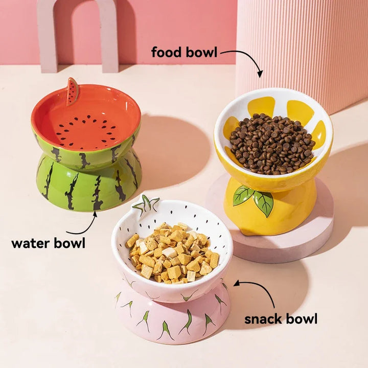 Fruit-Shaped Ceramic Bowls