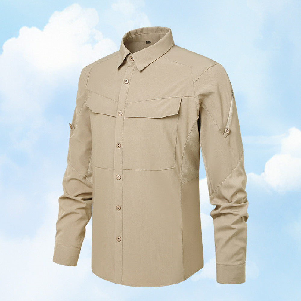 Fashion Outdoor Tactics Quick-drying Shirt Men