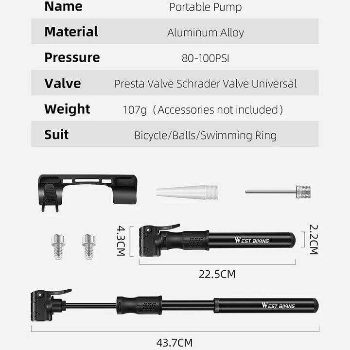 Mini Bicycle Pump