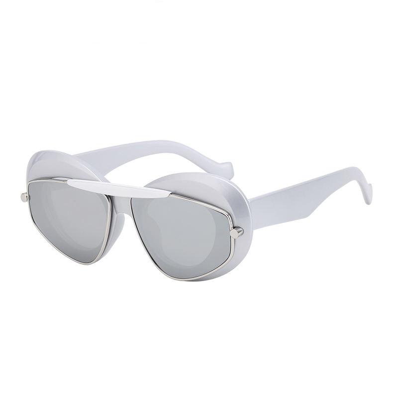 Geometric Double Frame Sunglasses