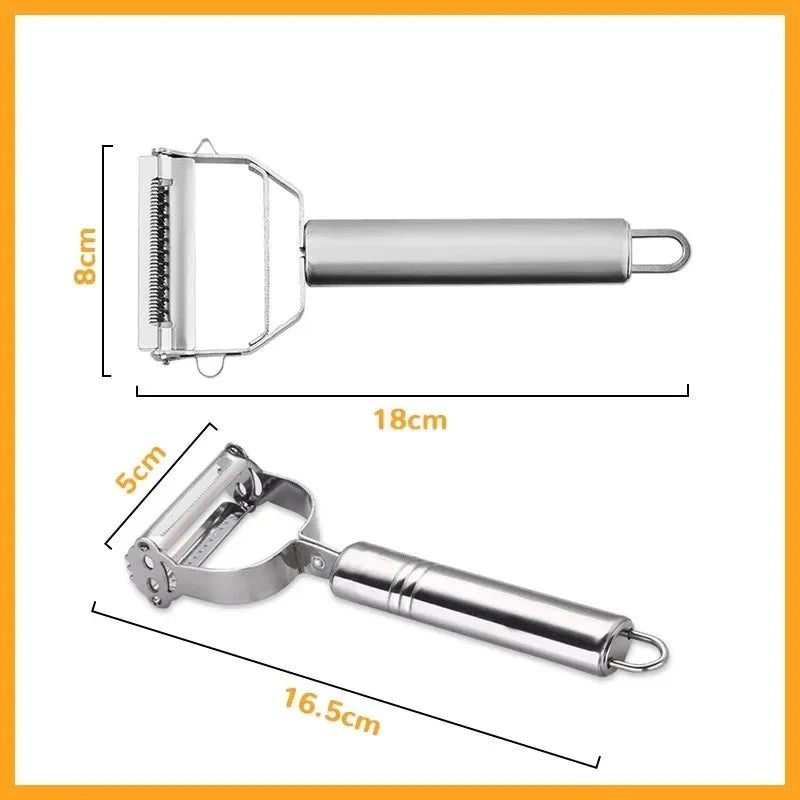 Stainless Steel Double-Head Vegetable Peeler