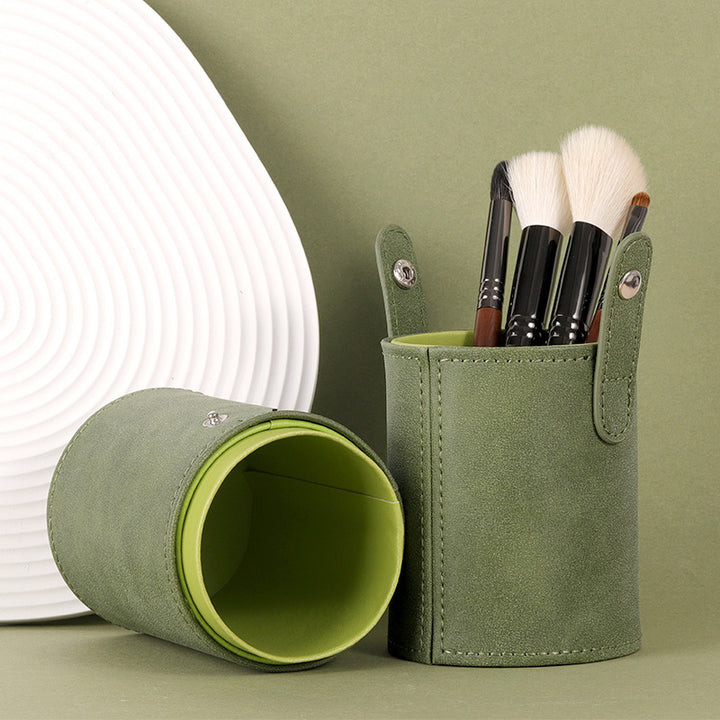 Professional Green Makeup Brush Holder Organizer