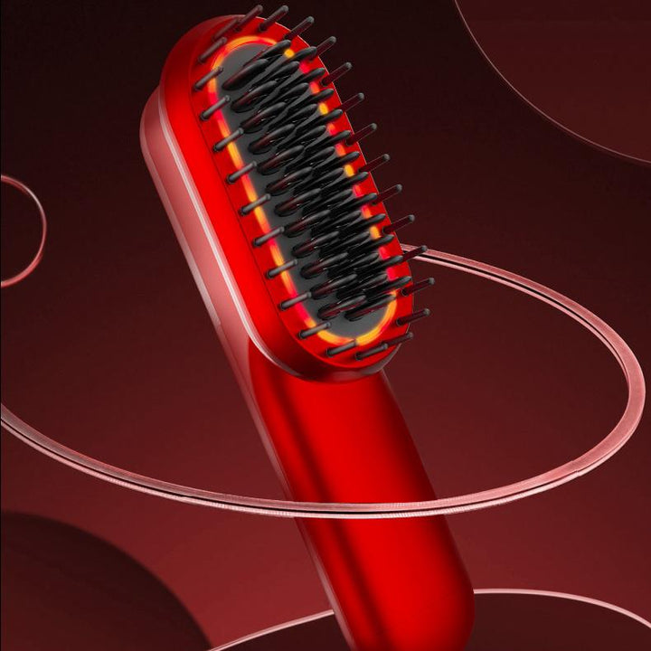 Wireless Hair Care Comb with Heating and Red Light Therapy for Scalp Massage