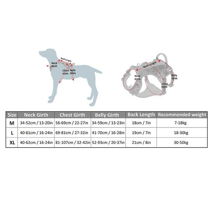 Escape Proof Reflective Dog Harness