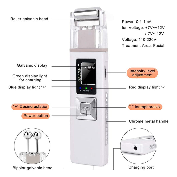 Wireless Microcurrent Facial Lifting & Skin Firming Device