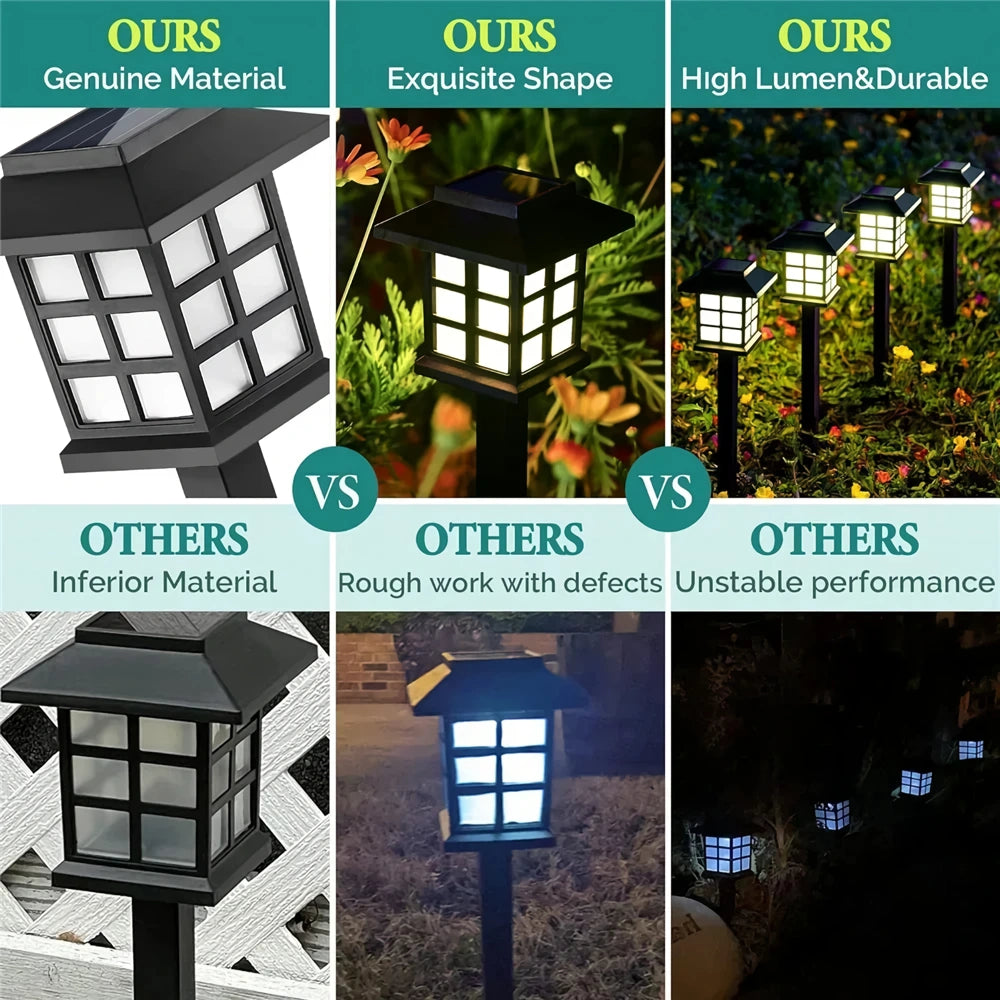 2Pack Solar LED Pathway Lights