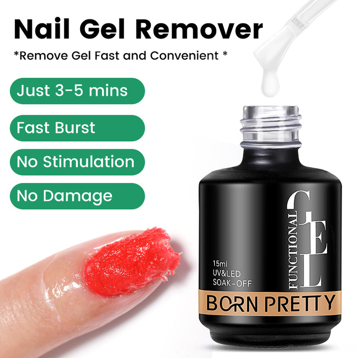 Magic Fast Remover Nail Gel Polish - 15ML UV Gel Polish Cleaner